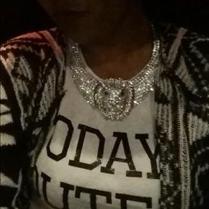 Leo lion blinged out Necklace